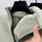 Premium alpacafleece trui met halve rits