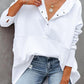 Chique Delancey Katoenen Henley Hoodie met Zakken
