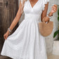 Witte Surplice Jurk - Elin