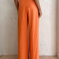 Oranje Wijde Pijpen Broek - Lara