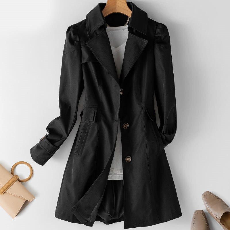 Zanneke - Halflange Trenchcoat
