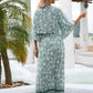 Blauwe Boho Rok Set voor Strandvakantie - Luna