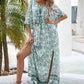 Blauwe Boho Rok Set voor Strandvakantie - Luna