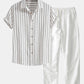 Zomerse Set: Katoenrijke Shirt & Linnenmix Broek
