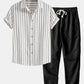 Zomerse Set: Katoenrijke Shirt & Linnenmix Broek