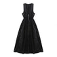 Eva's Witte Midi Jurk met V-hals