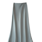 Elegante Midi-Rok: A-Lijn, Satijn/Polyester, Perfecte Pasvorm
