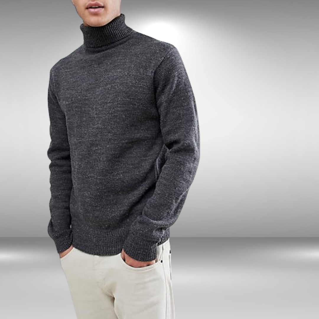 PULL LORENZO COL ROULÉ CHIC