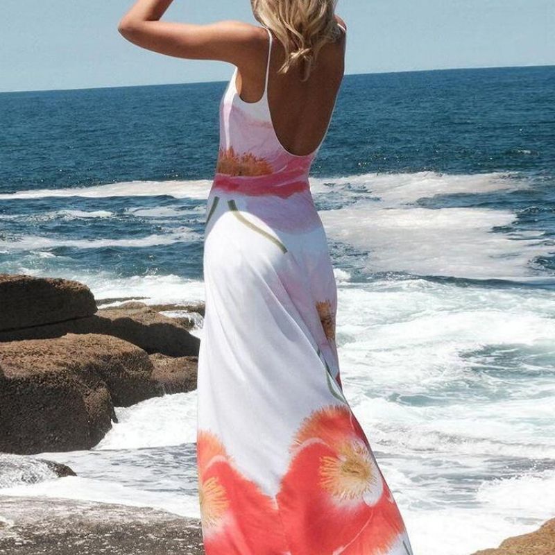 Doutzen - Spaghettibandjes Maxi-jurk