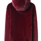 Gezellige Elegantie: Dames Luxe Teddyjas met Imitatiebont en Capuchon – Ideaal voor Herfst & Winter