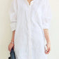 Hemelsblauw Oversized Linnen Shirt - Mila