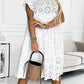Zwart-Ronde Neck Jurk - Anna
