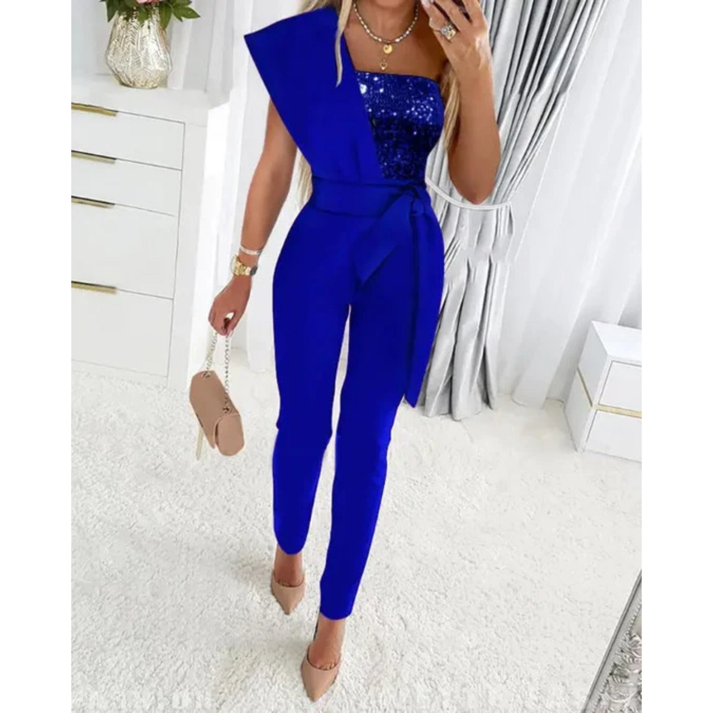 Jeltje - Jumpsuit met Lovertjes