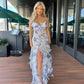 Madelon - Riemjurk Met Bloemenpatroon