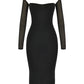 Tessa - Korset Midi Jurk