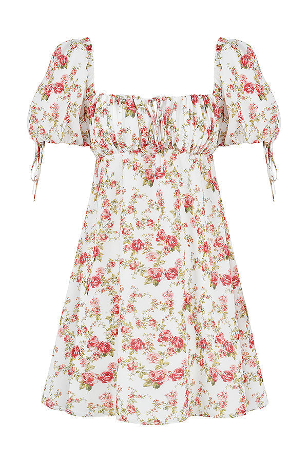 Nika - Bloemen Mini Jurk