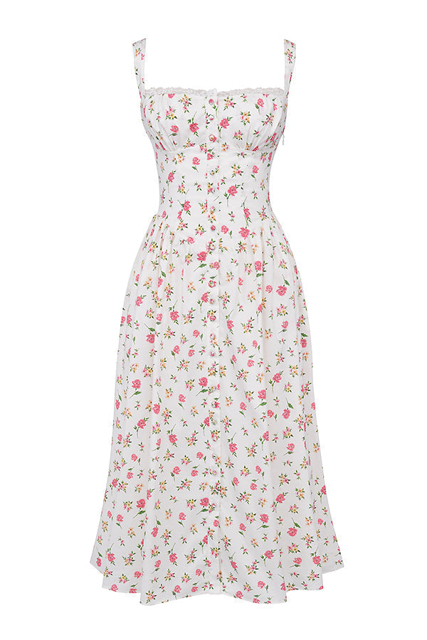 Brechtje - Bloemen Midi Zonnejurk