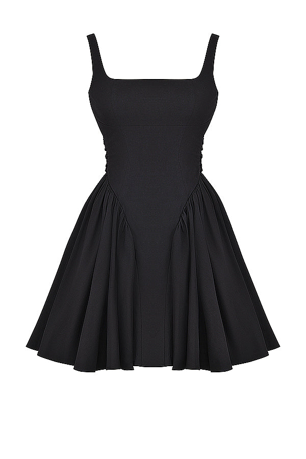 Annigje - Mini-jurk Met Strik