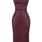 Kyra - Luxe Leren Jurk