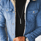Gevoerd Denim Jack met Stiksel - Stijlvol Winter Essential!