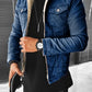 Gevoerd Denim Jack met Stiksel - Stijlvol Winter Essential!