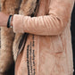 Chique Ritssluiting Faux Bontjas met Capuchon & Letter Accenten