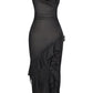 Milou - Ruches Maxi Jurk