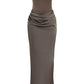 Nelia - Elegante Strapless Jurk