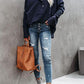 Chique Delancey Katoenen Henley Hoodie met Zakken