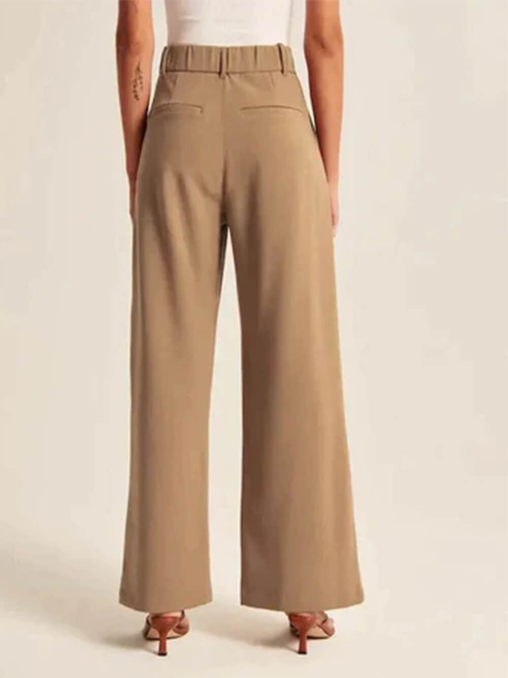 Zwarte Wijde Pijpen Broek - Eva