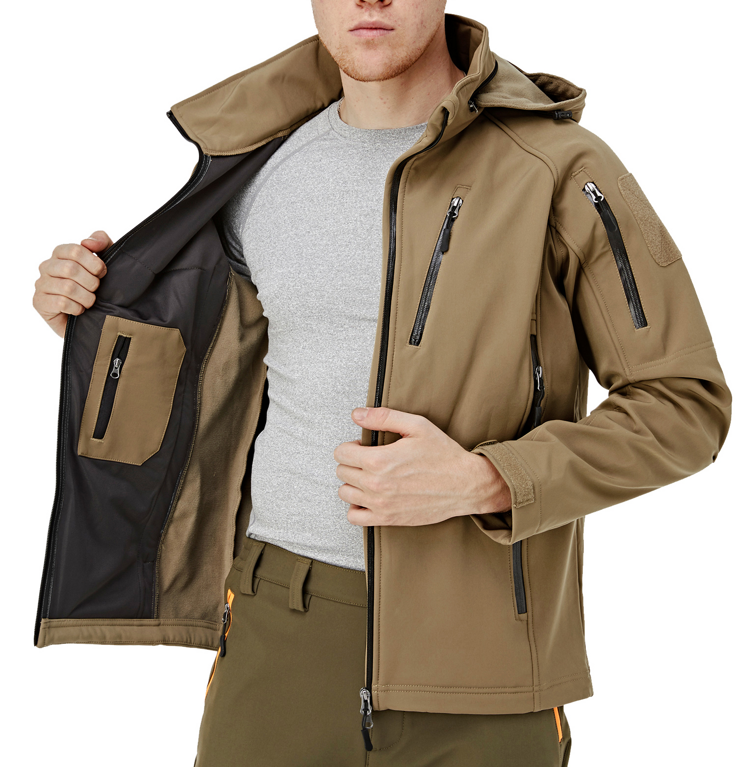 Commando-Elite: All-Weather Tactische Jas met Afneembare Capuchon – Ultieme Mix van Duurzaamheid & Comfort