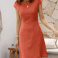 Elegante zomerjurk met fijne mouwen