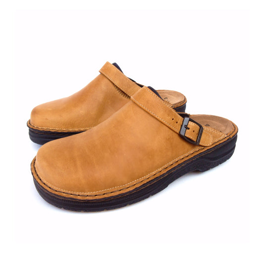 Claude | Orthopedische Antislip Lederen Pantoffels voor Heren