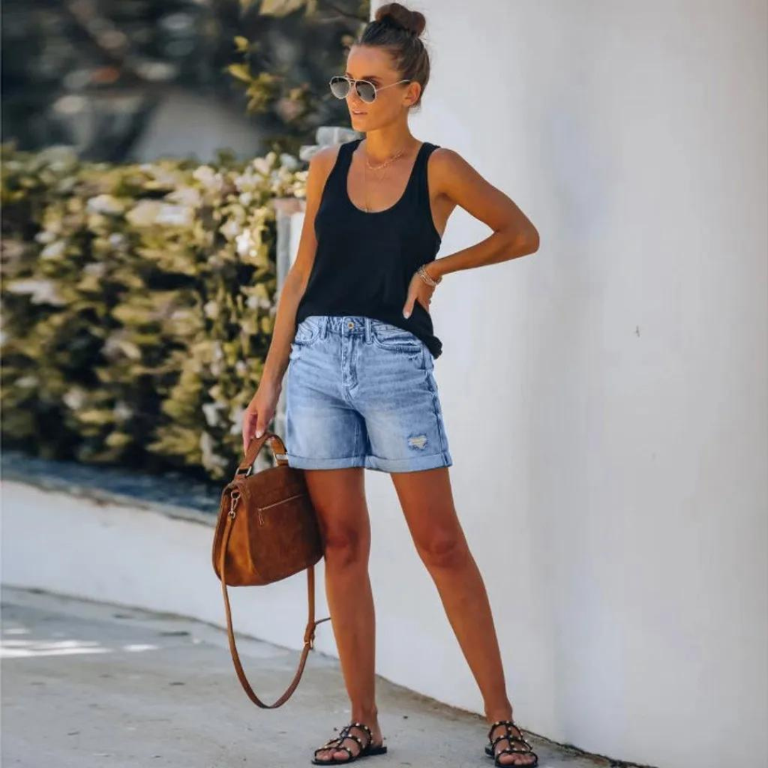 Veertje - Denim Dames Shorts