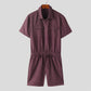 Groene Button-Down Romper Set - Liv