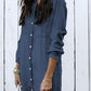 Lichtblauw Denim Overhemdjurk - Clara