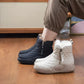 Elegante Gezellige Laarzen met Kettingrand - Vrouwen Dikke Zool Warm Casual Schoeisel