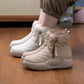 Elegante Gezellige Laarzen met Kettingrand - Vrouwen Dikke Zool Warm Casual Schoeisel