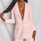 Zwart Blazer & Slip Outfit - Elise