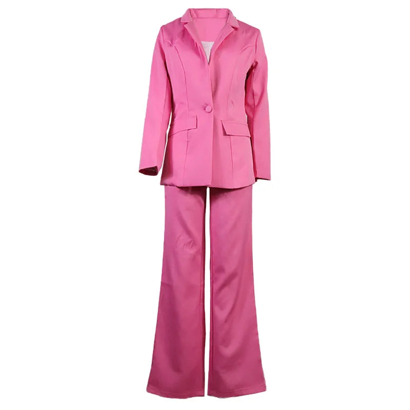 Zwart Blazer & Slip Outfit - Elise