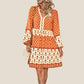 Oranje Bohemien Herfstjurk - Elaina