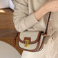 Beige Canvas Zadeltas - Michiko