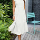 Elegante zomerjurk - ruches, zakken