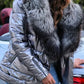 Gezellige Chic: Elegante Dames Winter Puffer met Bontafwerking