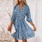 Blauwe Boho Jurk - Isla