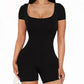 Hollye - Stijlvolle Koffiebruine Bodycon Jumpsuit