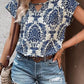 Legergroen Patchwork Top - Joelene