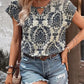 Legergroen Patchwork Top - Joelene