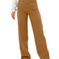 Nora - Zwarte Casual Wijde Broek
