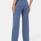 Nora - Zwarte Casual Wijde Broek